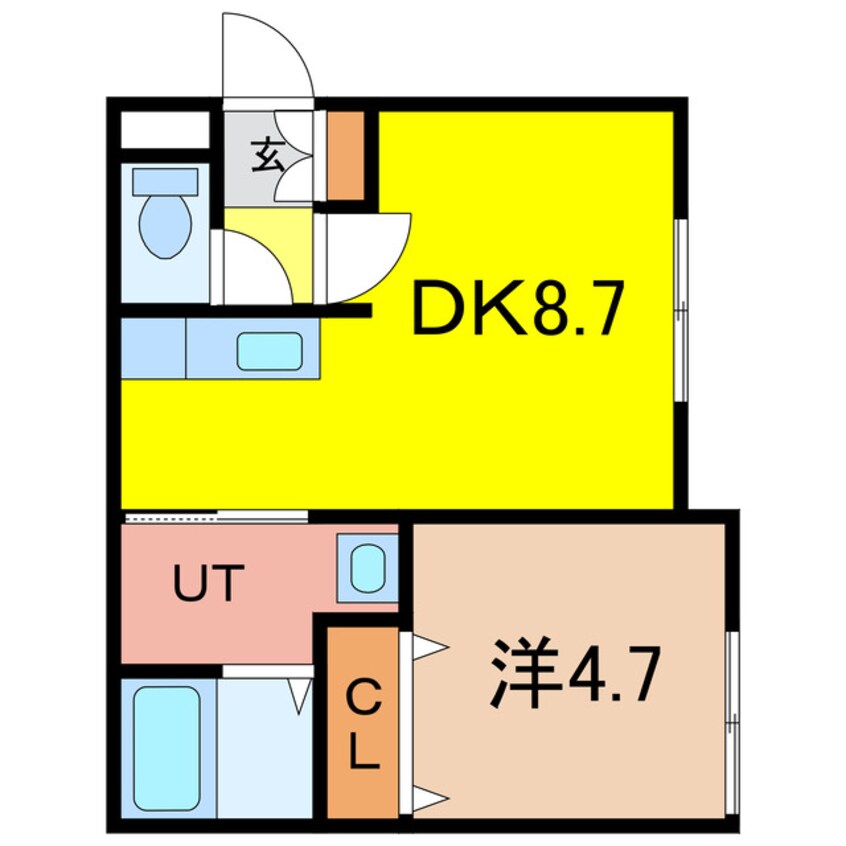 間取図 ルラーシェ豊岡3