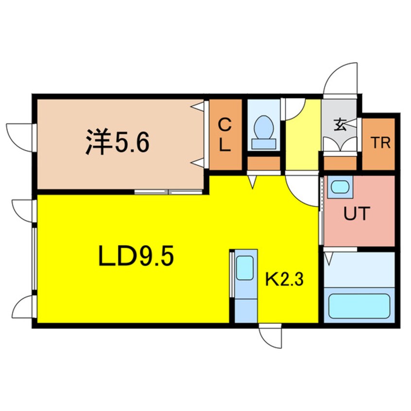 間取図 フルール