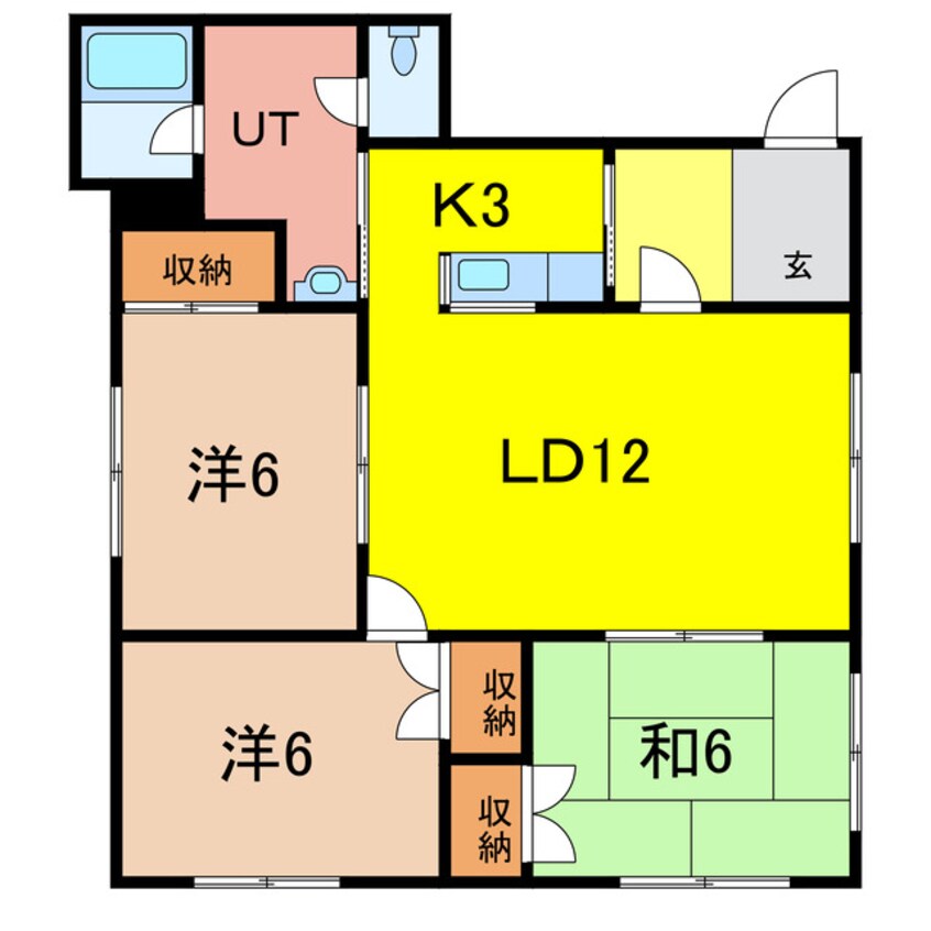 間取図 ドミール59弐番館