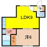 ヴェルデ 1LDKの間取り