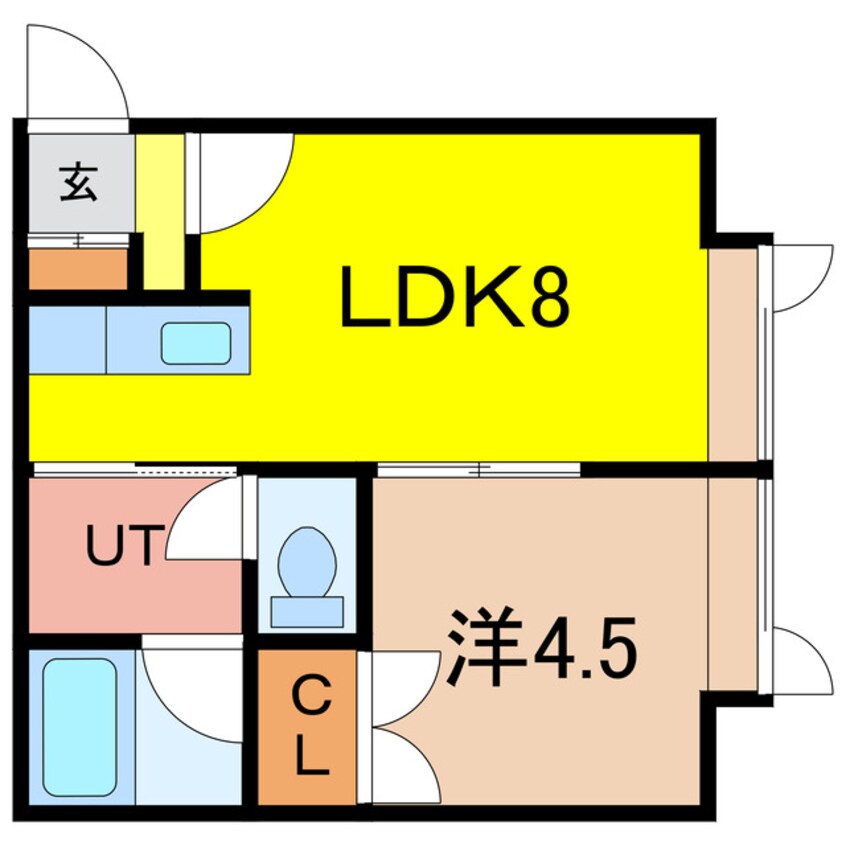 間取図 ロンシャン緑町