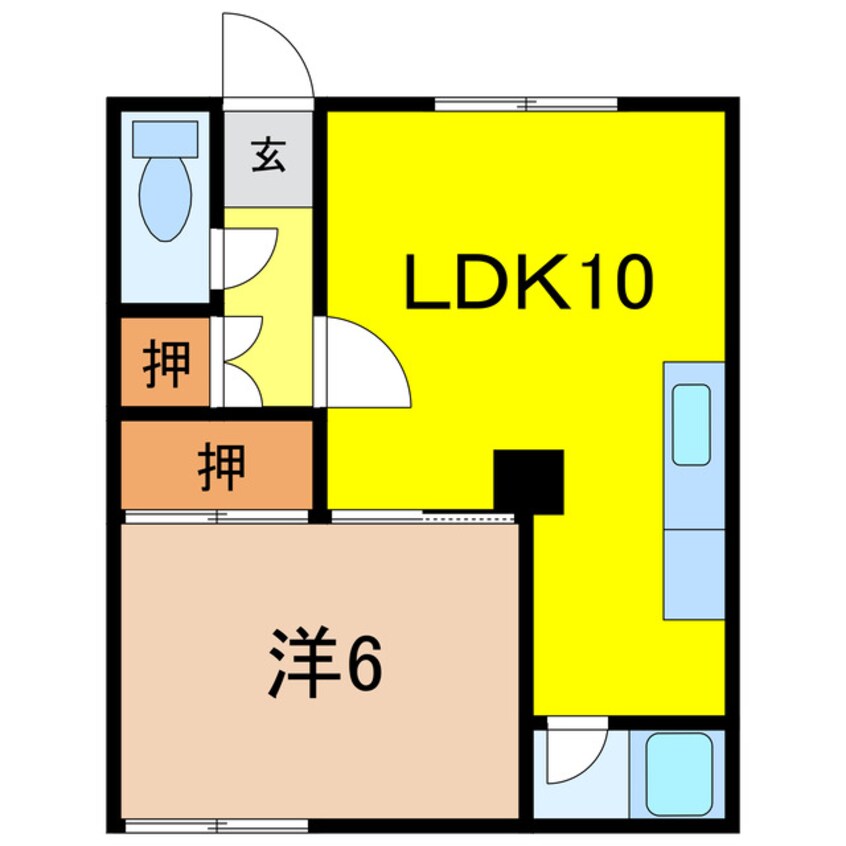 間取図 アースヴィレッジ神楽岡