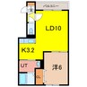 ハスコリオ・リガーレ 1LDKの間取り