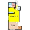 フランシール（旭町1-17） 1LDKの間取り