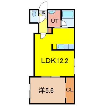 間取図 フランシール（旭町1-17）
