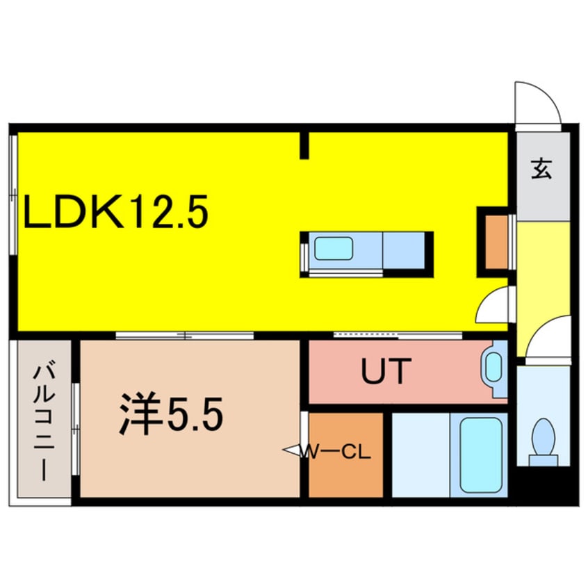 間取図 ATLANTIS3条通