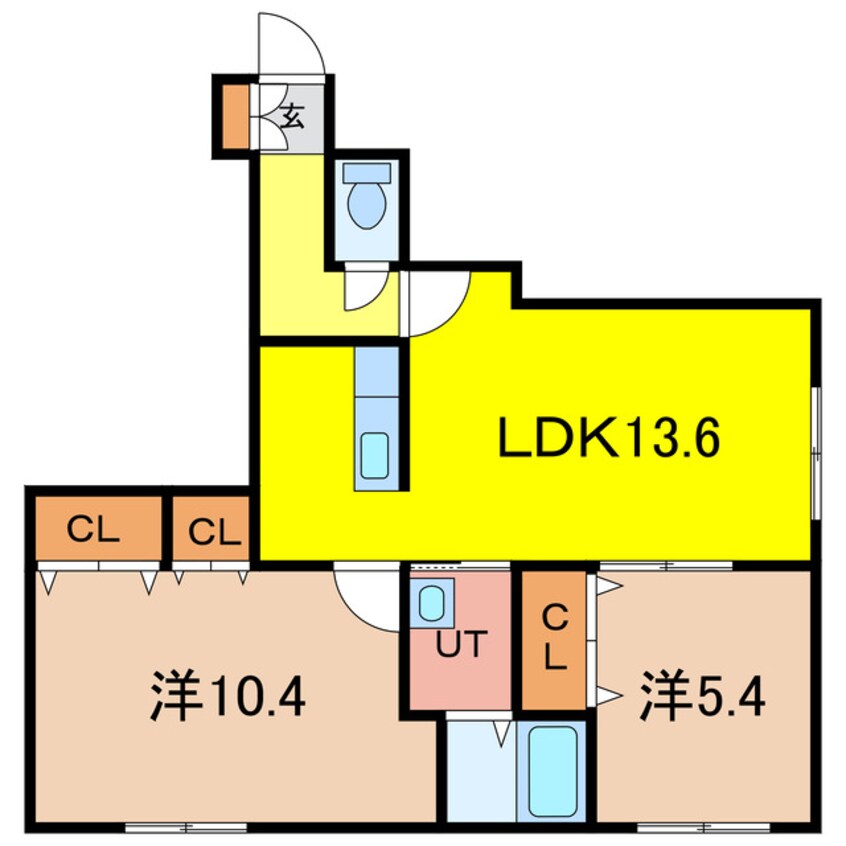 間取図 ツインクル2-1