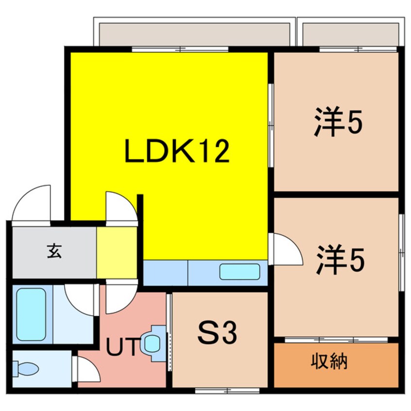 間取図 千代田フランスハイツ