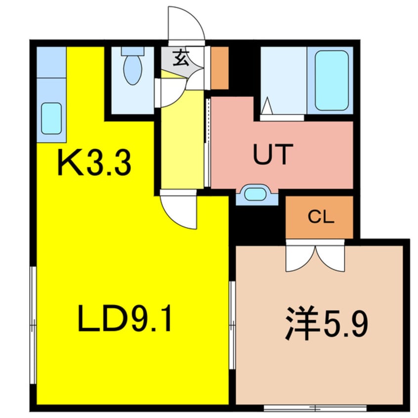 間取図 ディアコート51