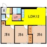 コーポ藤 3LDKの間取り
