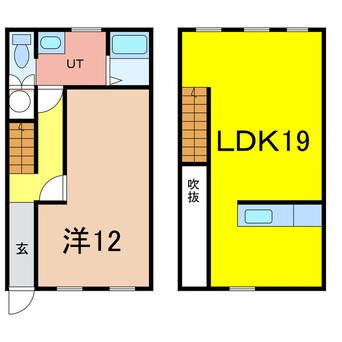 間取図 Y．M．Ｓ　（近文）