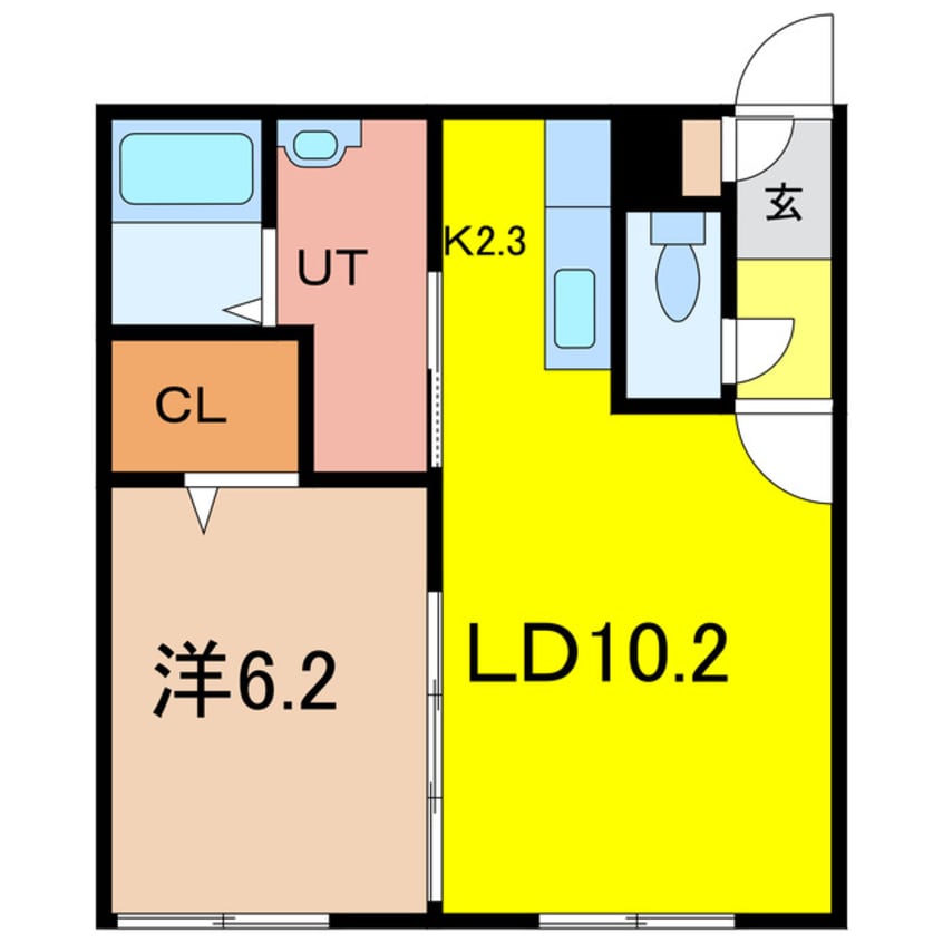 間取図 BRUN CUBEⅢ