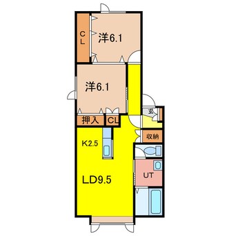 間取図 ハイアットRIGHT