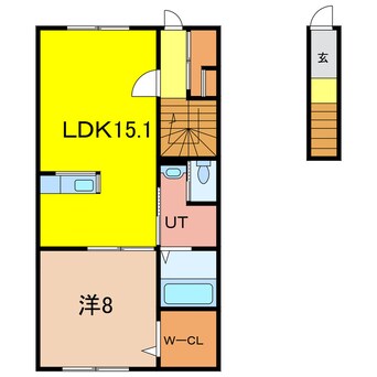 間取図 プラーサ神居B