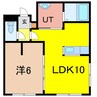 RESPECT 1LDKの間取り