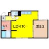 RESPECT 1LDKの間取り