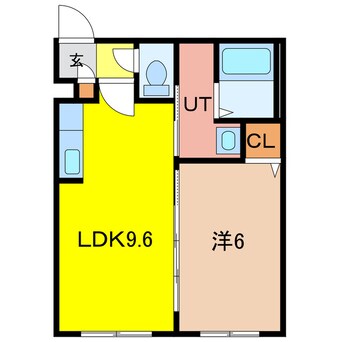 間取図 SHERATON 旭川駅前