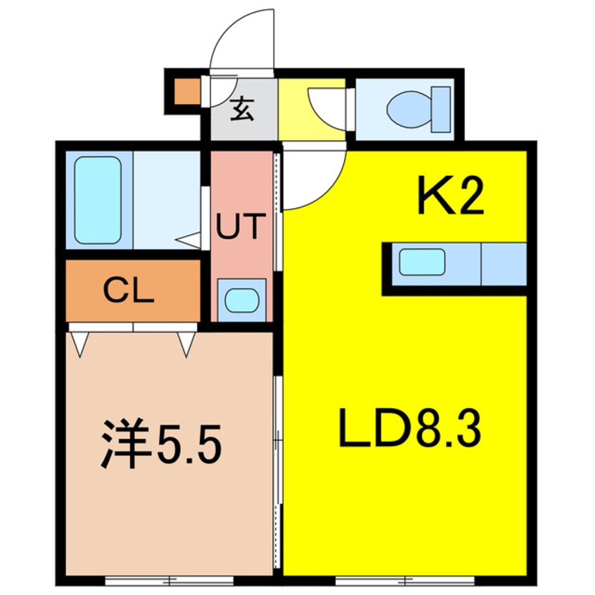 間取図 SHERATON 旭川駅前