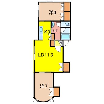 間取図 ムーンパレス　Ⅱ