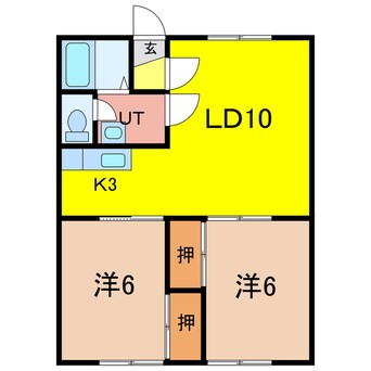 間取図 インペリアル5.4