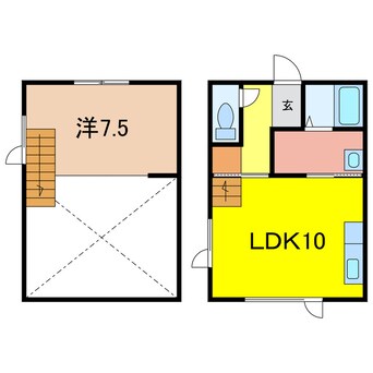 間取図 春光台4･9借家