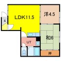 トーヨーハイツの間取図