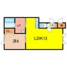 花夢Ⅰ 1LDKの間取り