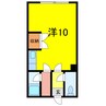 樋口マンション第三光荘 1Rの間取り