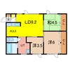 旭町1-14借家 3LDKの間取り
