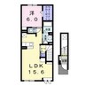 デール 1LDKの間取り
