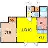 Residence（大雪通） 1LDKの間取り