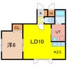 Residence（大雪通） 1LDKの間取り