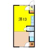 アボード2･1 1DKの間取り