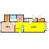 KURORO 1LDKの間取り