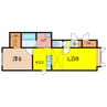KURORO 1LDKの間取り