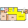 ふれんど 2LDKの間取り
