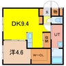 HARUSAKU大町 1DKの間取り