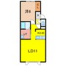 トゥルーⅠ 1LDKの間取り