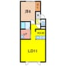 トゥルーⅠ 1LDKの間取り