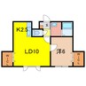 レジーナ 1LDKの間取り