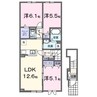メゾン ベル 3LDKの間取り