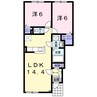 ドリームズ ワイズ 2LDKの間取り