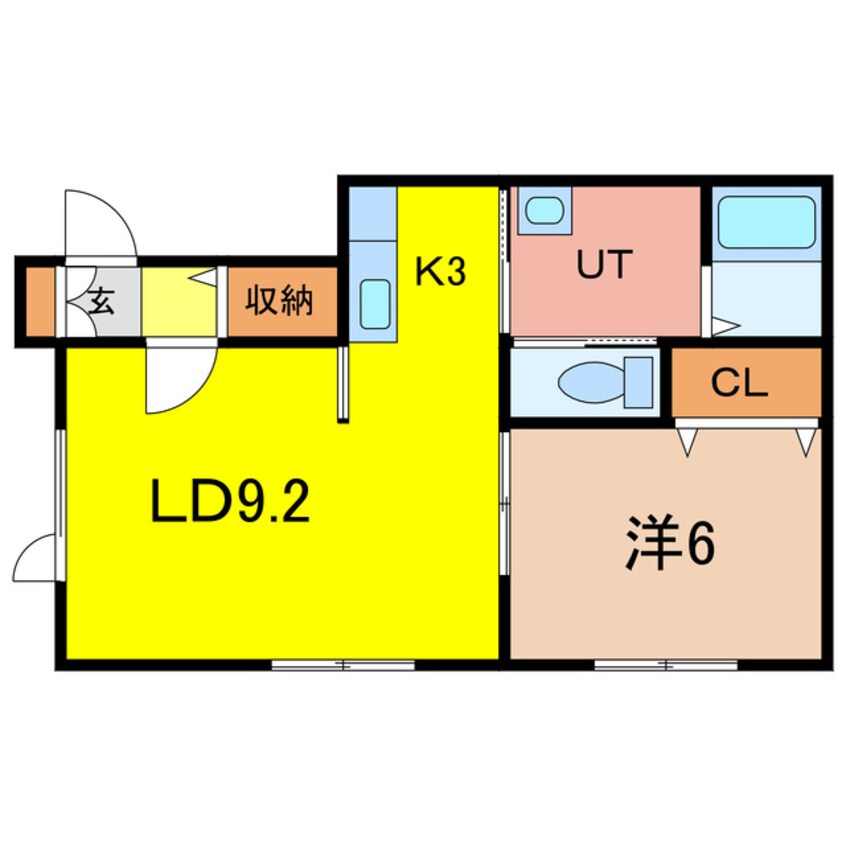 間取図 Fab豊岡