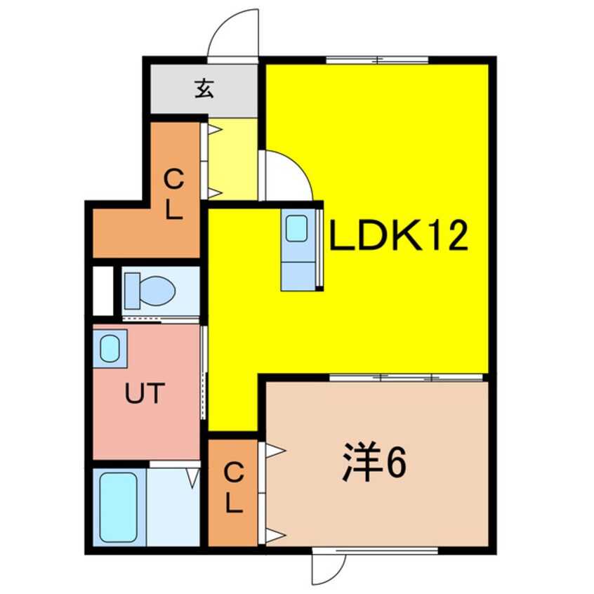 間取図 IL SOLE BIEI HANAZONO