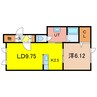 SandA 1LDKの間取り