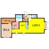 東光18-4新築MS A棟 1LDKの間取り