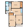 名鉄西尾線/桜町前駅 徒歩5分 2階 築29年 3DKの間取り