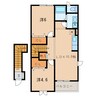 名鉄西尾線/福地駅 徒歩35分 2階 築23年 2LDKの間取り