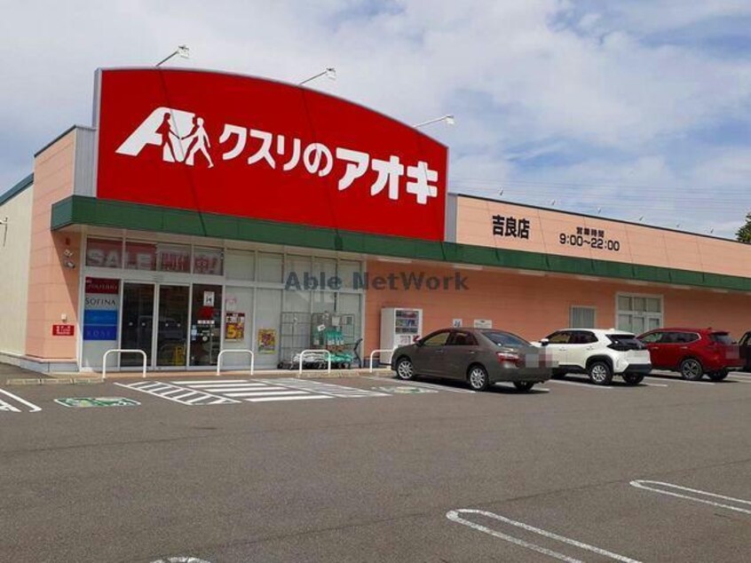 クスリのアオキ吉良店(ドラッグストア)まで892m 名鉄西尾線/上横須賀駅 徒歩10分 1階 築21年