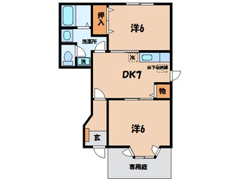 間取図 名鉄バス(西尾市)/国森 徒歩8分 1階 築26年